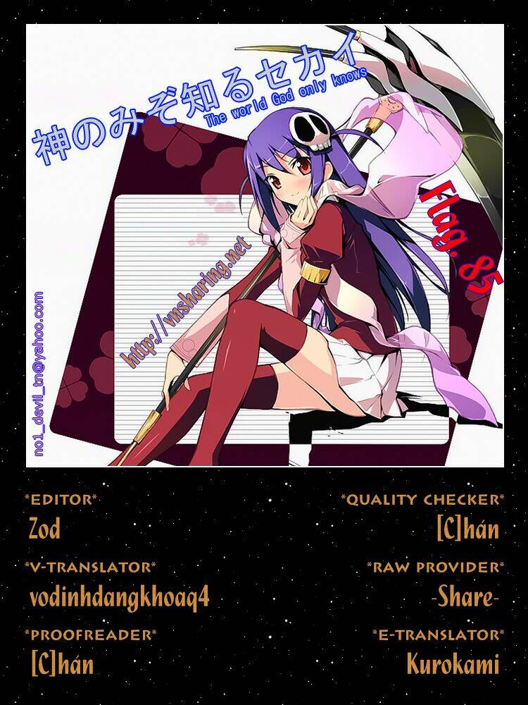 The World God Only Knows - Kami nomi zo Shiru Sekai Chapter 85 - Trang 2