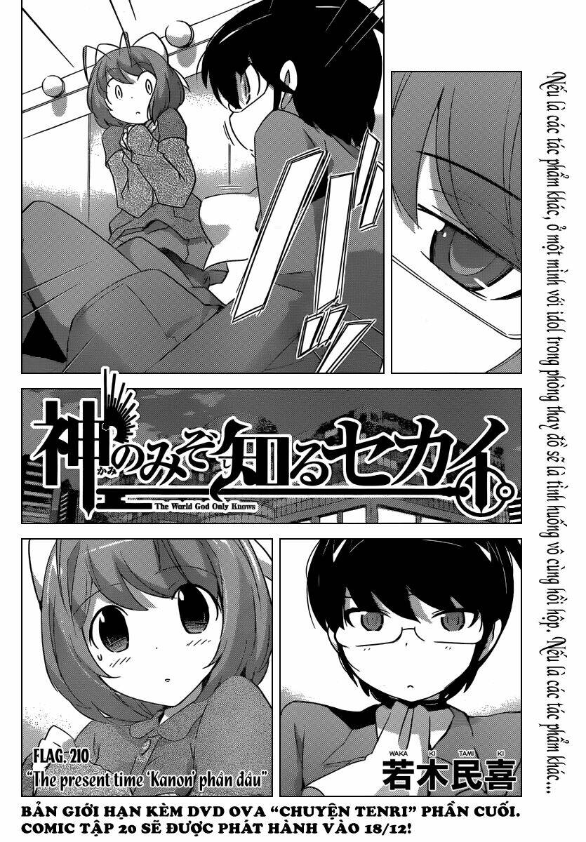 The World God Only Knows - Kami nomi zo Shiru Sekai Chapter 210 - Trang 2